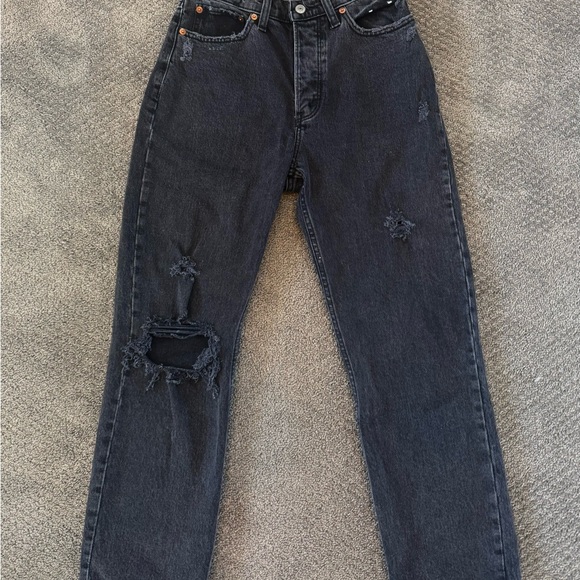Abercrombie & Fitch High Rise Black Jeans - Picture 1 of 3